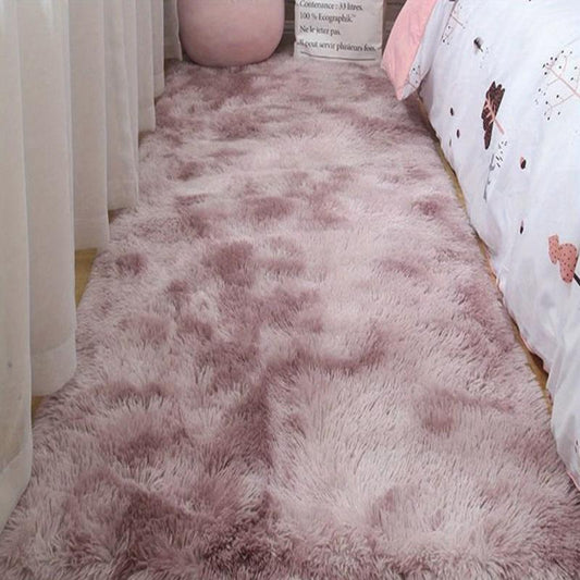 Soft Fluffy Shag Area Rug Tie Dyed Modern Decor Non Slip Pet Friendly Boys