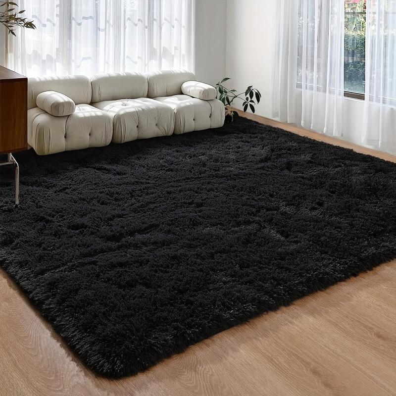 Soft & Fluffy Plush Shag Area Rug Non Slip - Machine Washable