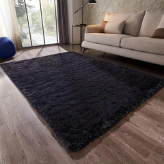 Soft & Fluffy Plush Shag Area Rug Non Slip - Machine Washable