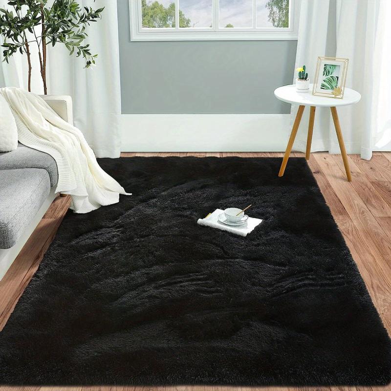 Soft & Fluffy Plush Shag Area Rug Non Slip - Machine Washable