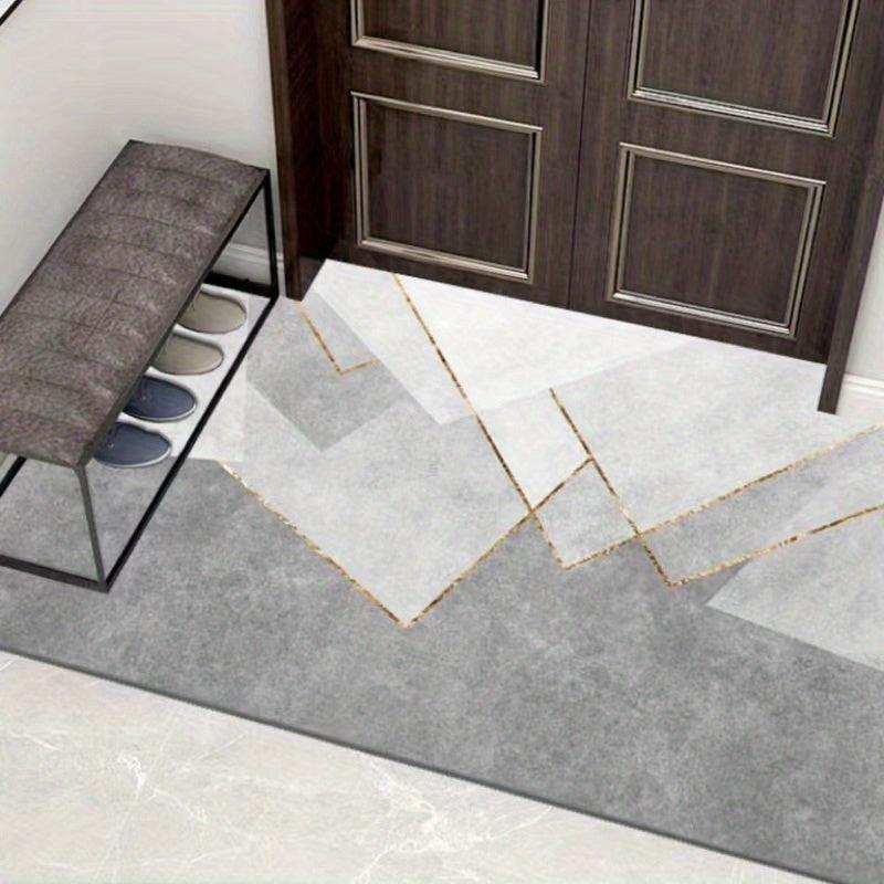 Nordic Geometric Gray Carpet Modern Design Floor Mat