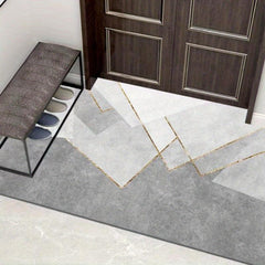 Nordic Geometric Gray Carpet Modern Design Floor Mat