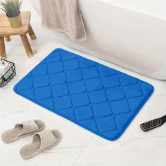 Non Slip Microfiber Bath Rug Absorbent Quick Drying Bathroom Mat