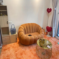 Soft Fluffy Fuzzy Area Rug Shaggy Carpet Tie Dye Orange