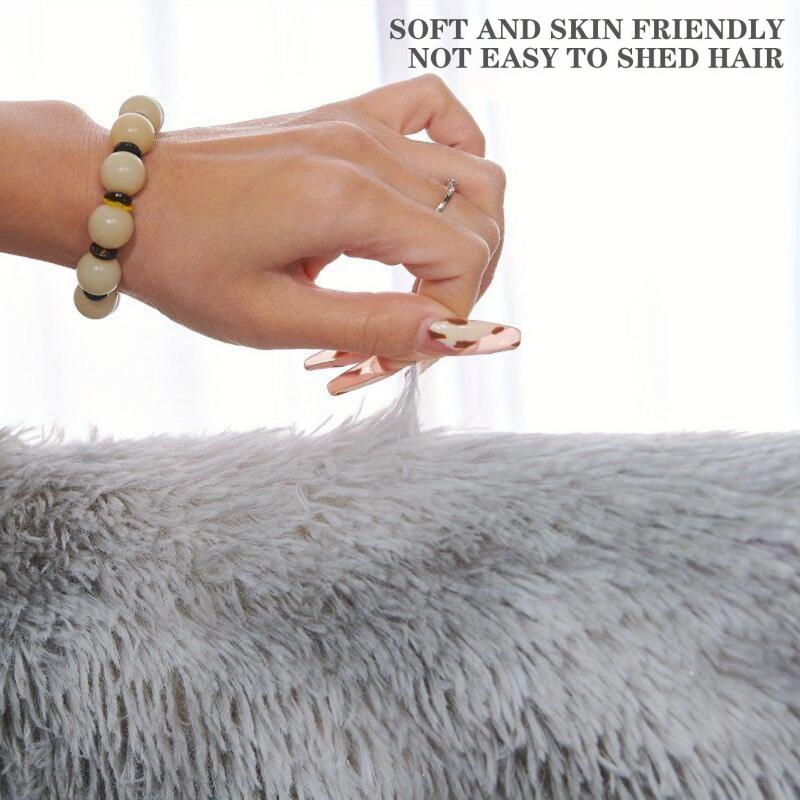 Soft Fluffy Area Rugs for Living Room Plush Shaggy Nursery Rug