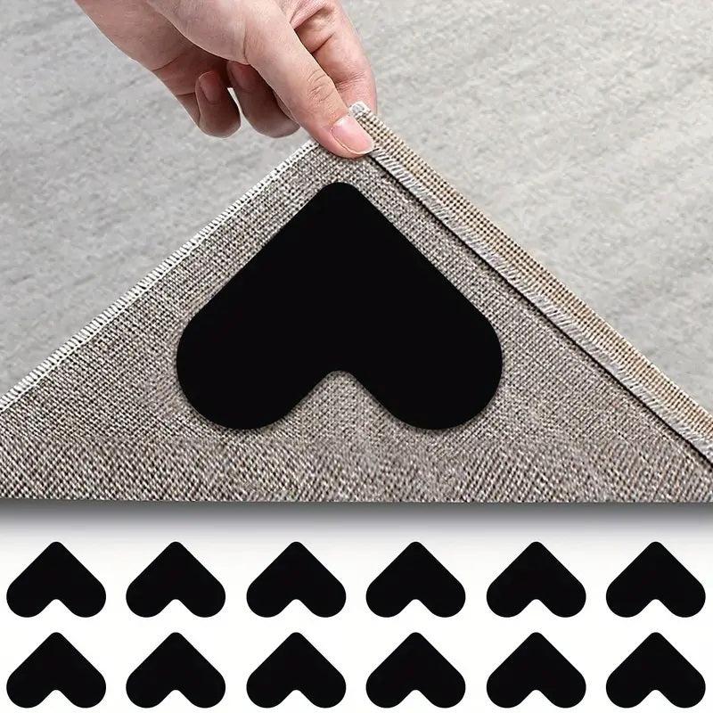 Rug Grippers Washable Reusable Carpet Holder Prevents Anti Slip Pads