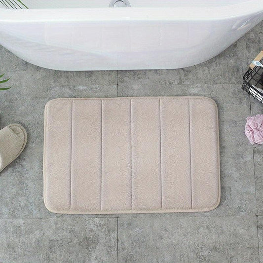 Memory Foam Bath Mat Non Slip Soft Water Absorbent Quick Dry Machine Washable