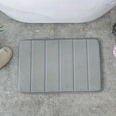 Memory Foam Bath Mat Non Slip Soft Water Absorbent Quick Dry Machine Washable