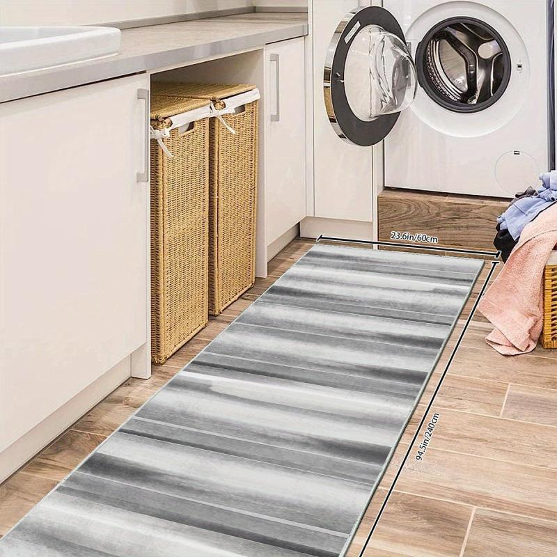Modern Contemporary Runner Rugs Laundry Room Oriental Hallway Rug Kitchen Mat