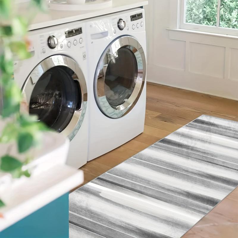 Modern Contemporary Runner Rugs Laundry Room Oriental Hallway Rug Kitchen Mat