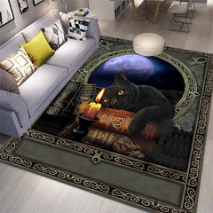 Cat Satan Carpet Large Anti-slip Area Rug Home Decor