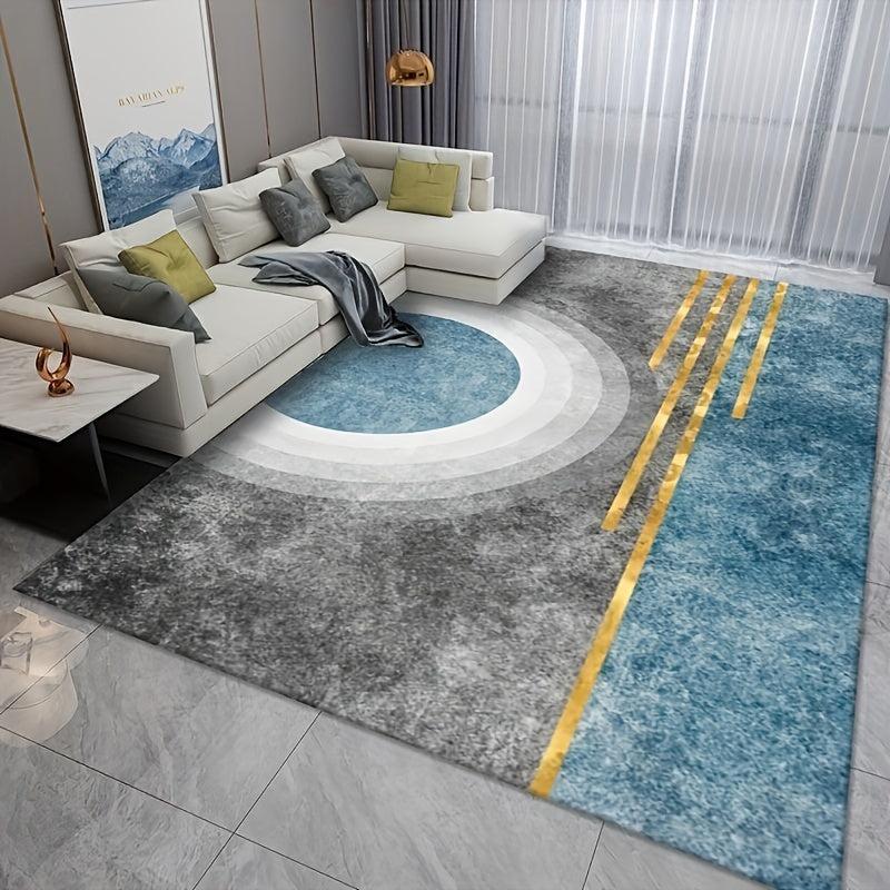 Modern Abstract Area Rug Soft Comfortable Non-Slip Carpet