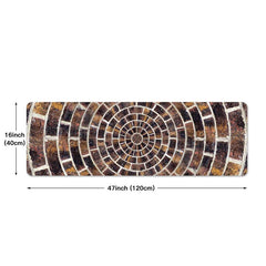 3D Geometric Kitchen Rug Non-slip Floor Mat