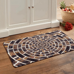 3D Geometric Kitchen Rug Non-slip Floor Mat