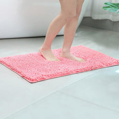 Non Slip Chenille Bathroom Rug Absorbent Soft Indoor Carpet 3 Sizes Teen Gift