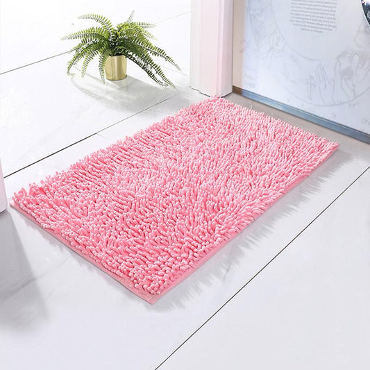 Non Slip Chenille Bathroom Rug Absorbent Soft Indoor Carpet 3 Sizes Teen Gift