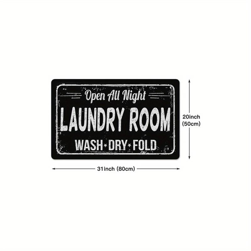 Vintage Laundry Room Rug Kitchen Floor Mats Bathroom Runner Rug