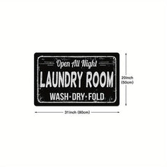 Vintage Laundry Room Rug Kitchen Floor Mats Bathroom Runner Rug