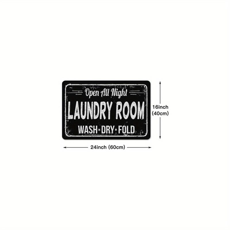 Vintage Laundry Room Rug Kitchen Floor Mats Bathroom Runner Rug