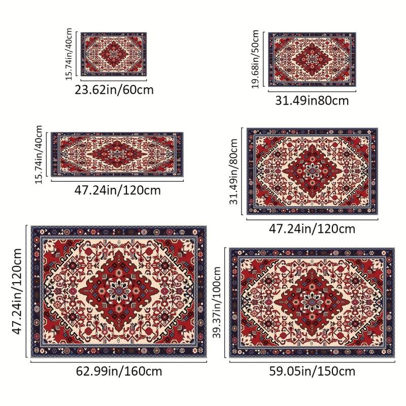 Bohemia Persian Pattern Kitchen Mat Anti Fatigue Modern Floor Mat