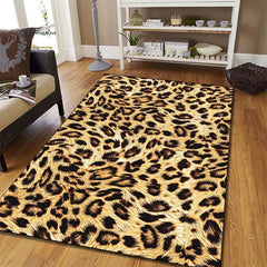 Leopard Carpet Bedroom Bedside Blanket Thick Material Stain Resistant