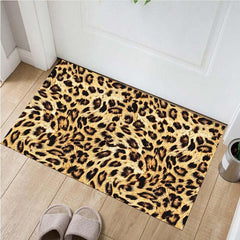 Leopard Carpet Bedroom Bedside Blanket Thick Material Stain Resistant