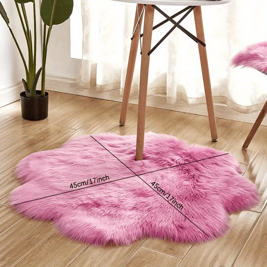 Soft Faux Fur Sheepskins Area Rug Indoor Modern Fur Chair Sofa Couch Cover Shagg