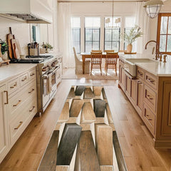 Non Slip Abstract Runner Rug for Laundry Room Hallway Kitchen Stairs