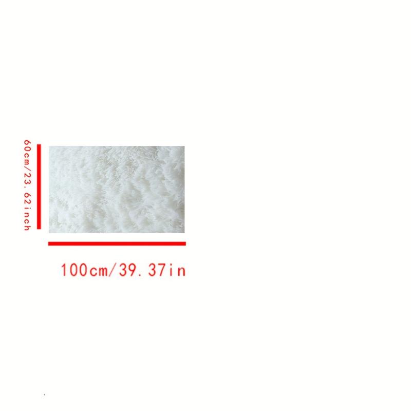 Soft Area Rug 2X3 3ft Fluffy Non-slip Shaggy Bedside Rug