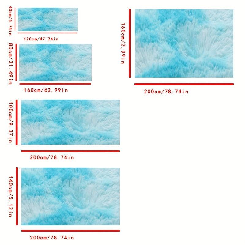 Ultra Soft Plush Rug Sky Large Non slip Fluffy Shaggy Area Rug