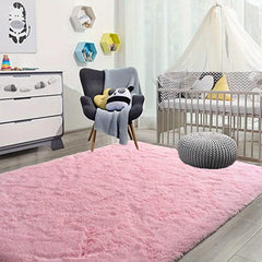 Soft Plush Shag Area Rug - Modern Indoor Fluffy Rugs