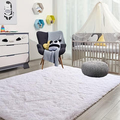 Soft Plush Shag Area Rug - Modern Indoor Fluffy Rugs