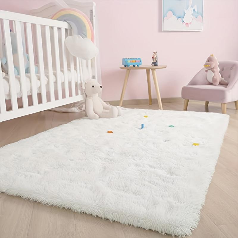 Soft Plush Shag Area Rug - Modern Indoor Fluffy Rugs
