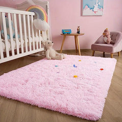 Soft Plush Shag Area Rug - Modern Indoor Fluffy Rugs