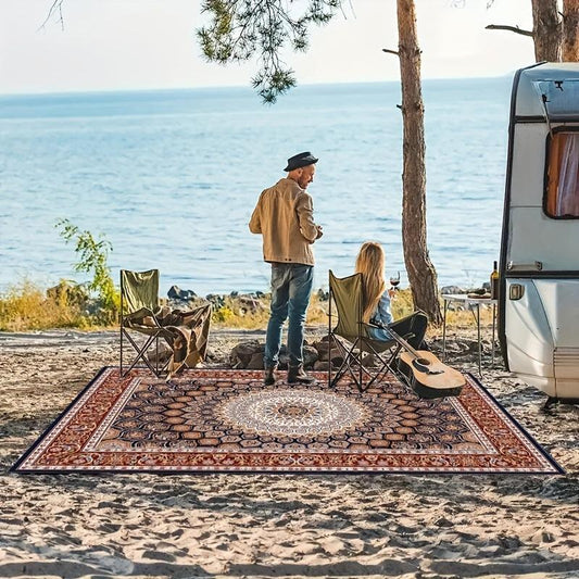 Vintage Bohemian Texture Ultra Soft Bathroom Rug Shag Floor Bath Mat