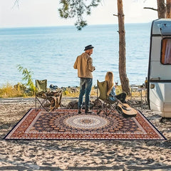 Vintage Bohemian Texture Ultra Soft Bathroom Rug Shag Floor Bath Mat