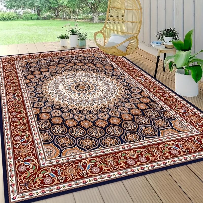 Vintage Bohemian Texture Ultra Soft Bathroom Rug Shag Floor Bath Mat
