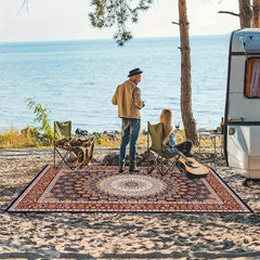 Vintage Bohemian Texture Ultra Soft Bathroom Rug Shag Floor Bath Mat