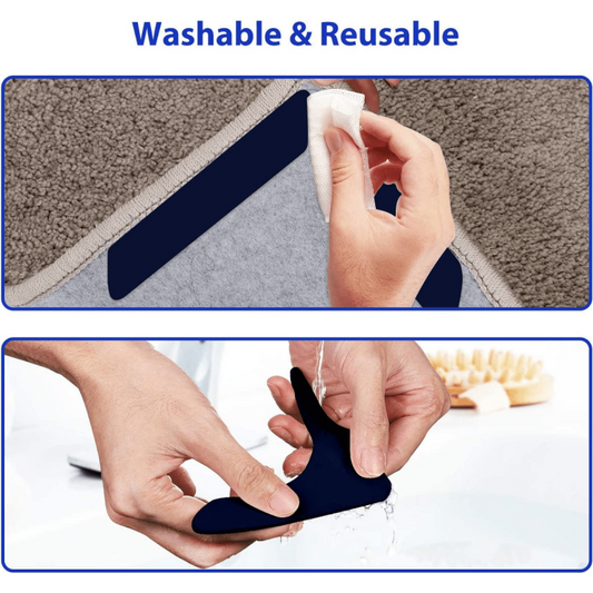 12pcs Rug Gripper Double Sided Non Slip Rug Pads Carpet Tape