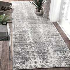 Vintage Boho Runner Rug Grey Non Slip
