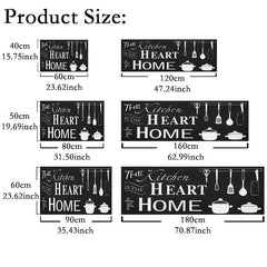 Soft Kitchen Rug Waterproof Non Slip Set Runner Bedside Absorbent
