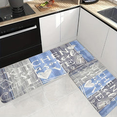 Farmhouse Kitchen Rugs Anti Fatigue Cushioned Kitchen Mat Rustic Non Slip