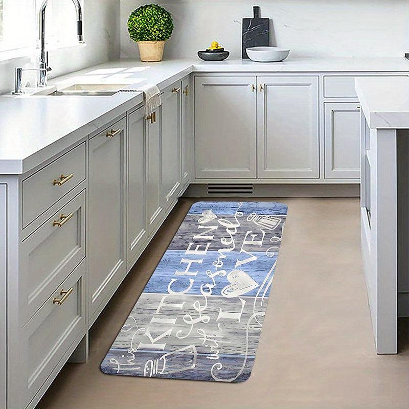 Farmhouse Kitchen Rugs Anti Fatigue Cushioned Kitchen Mat Rustic Non Slip