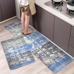 Farmhouse Kitchen Rugs Anti Fatigue Cushioned Kitchen Mat Rustic Non Slip
