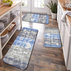 Farmhouse Kitchen Rugs Anti Fatigue Cushioned Kitchen Mat Rustic Non Slip