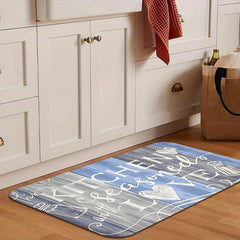 Farmhouse Kitchen Rugs Anti Fatigue Cushioned Kitchen Mat Rustic Non Slip