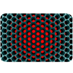 3D Illusion Bathtub Flannel Rug - Non Slip Absorbent Bath Floor Carpet