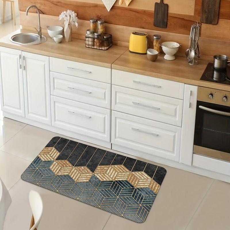 Non slip Kitchen Floor Mat Crystal Velvet Kitchen Standing Mats