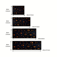 Pumpkin Pattern Anti Slip Door Mat for Halloween Decor