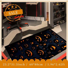 Pumpkin Pattern Anti Slip Door Mat for Halloween Decor